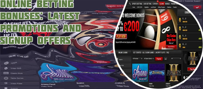 Best signup bonus online betting