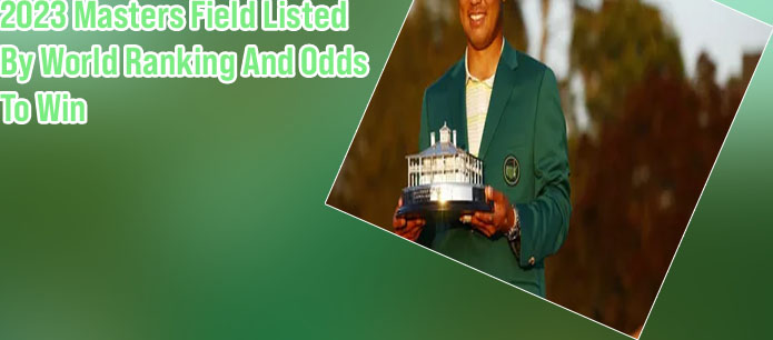 Odds on masters winner